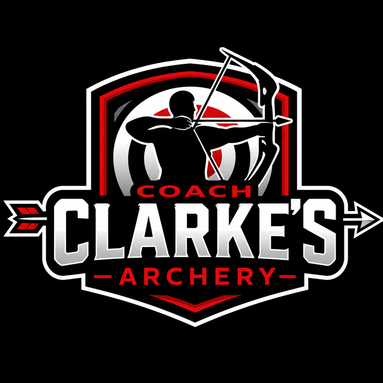 Coach Clarke Archery Logo
